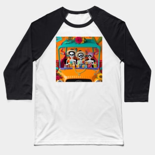 Day of the Dead Memorial Baseball T-Shirt